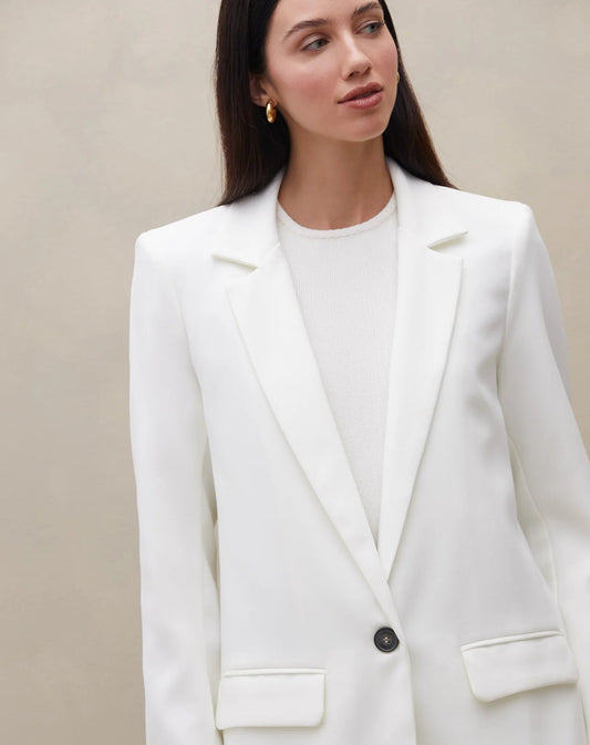 BLAZER BRANCO FEMININO ALONGADO - Anthonnia Fashion & Shop