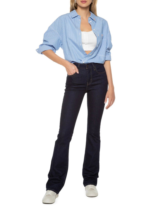 Calça Jeans LEVI’S 725 High Rise Bootcut - Azul - Anthonnia Fashion & Shop