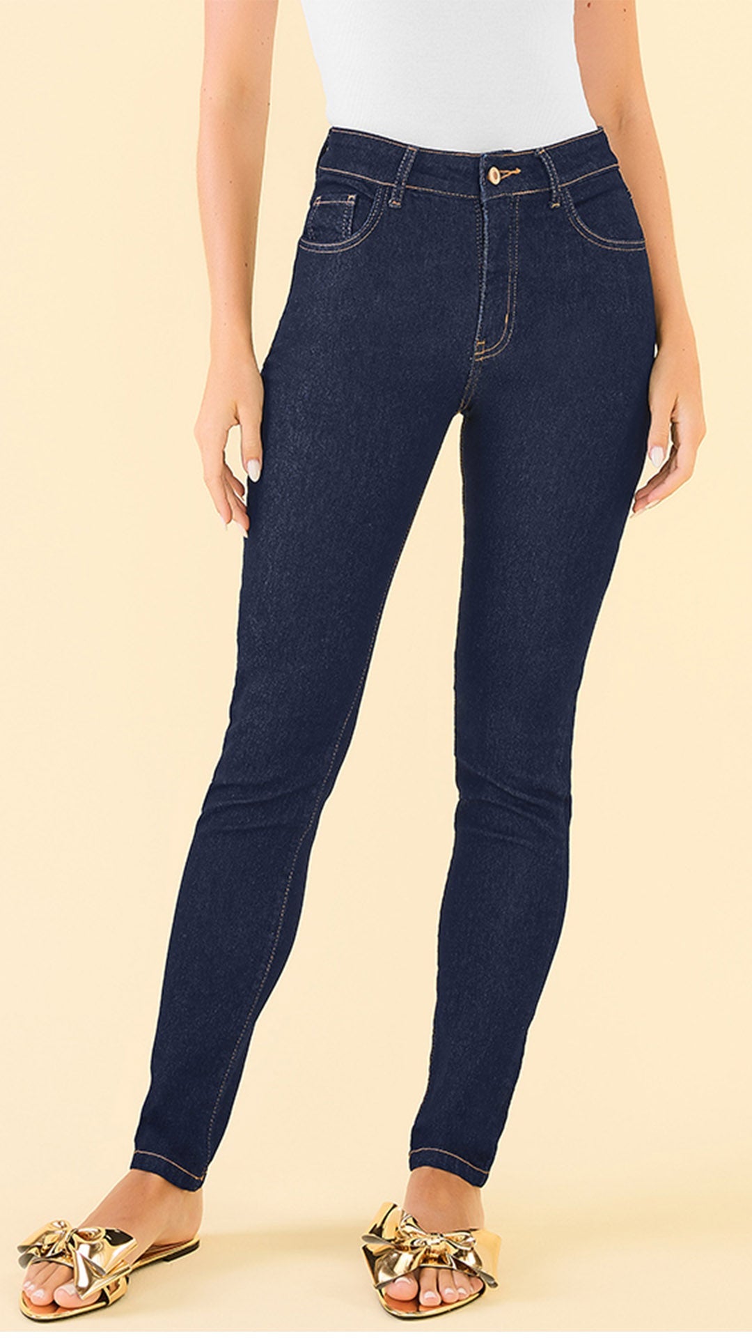 CALÇA SKINNY JEANS - Anthonnia Fashion & Shop